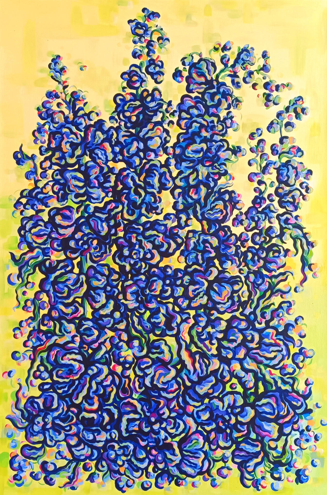 Blue Delphiniums